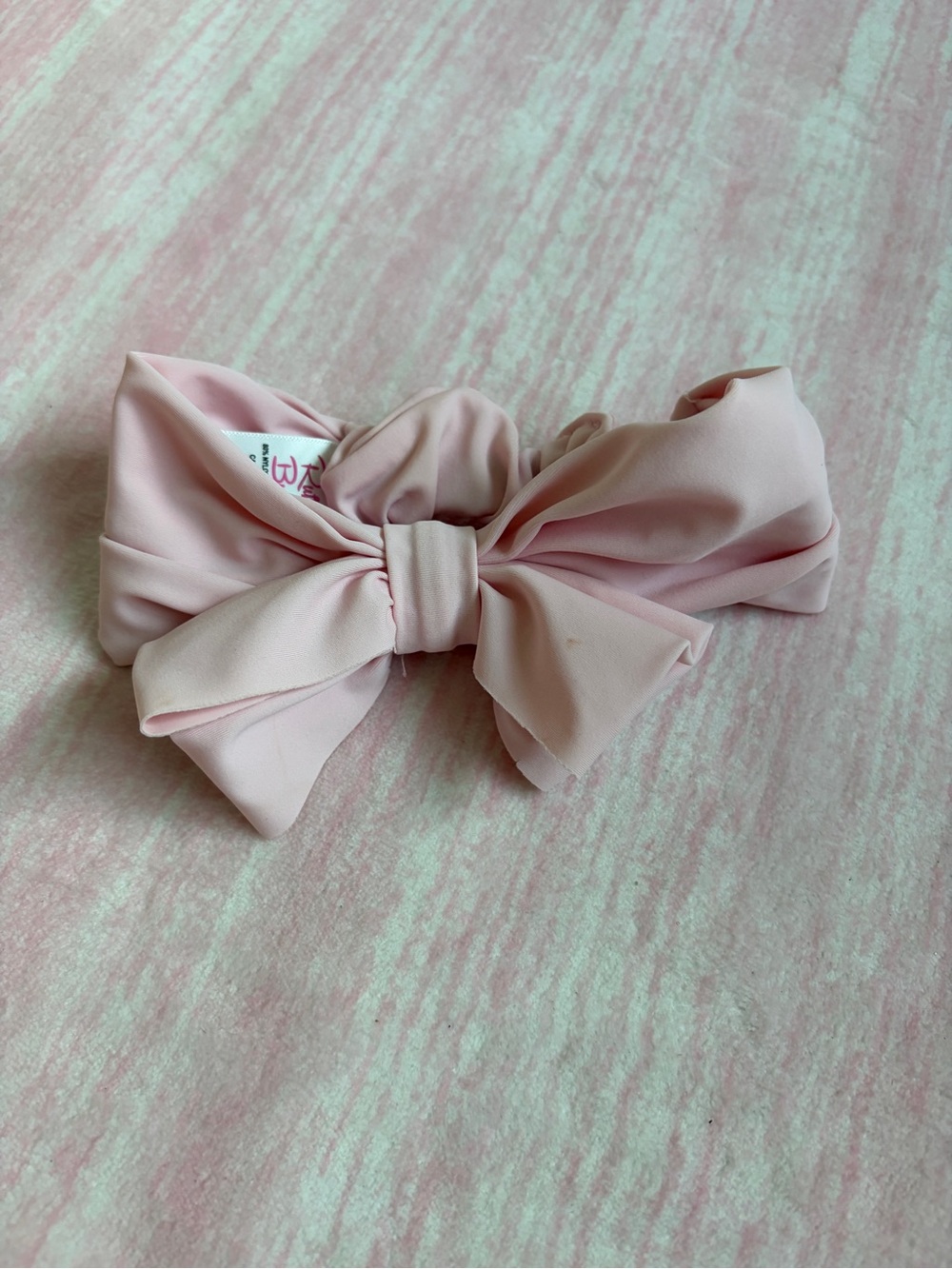 Ruffle Butts Light Pink Bow Headband